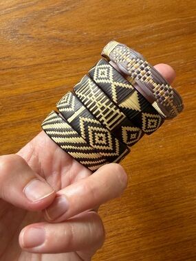 Set of woven Colombian bracelets